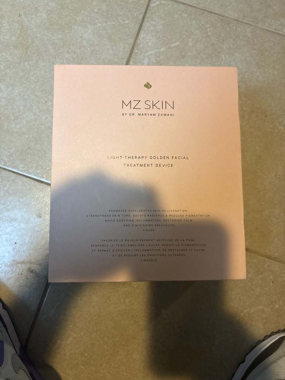 MZ SKIN Light-Therapy Golden Facial Treatment Device